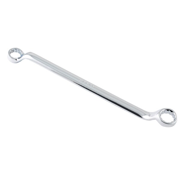 Urrea Full polished 12-pt 45 Degree box-end wrech, 3/8" X 7/16" opening size 8180 - main